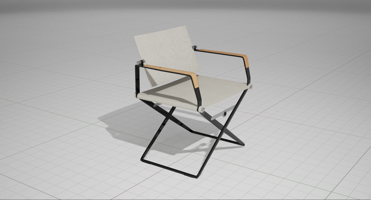 Dedon Seax Chair UE4 Low-poly 3D model_4