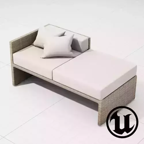 Patio Furniture Sofa 002 UE4