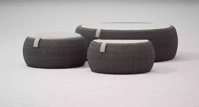 Dedon Dala Tables 3D model