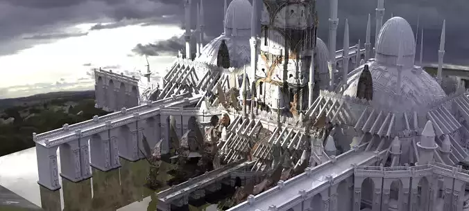 White Palace Emperors city 1 Kitbash