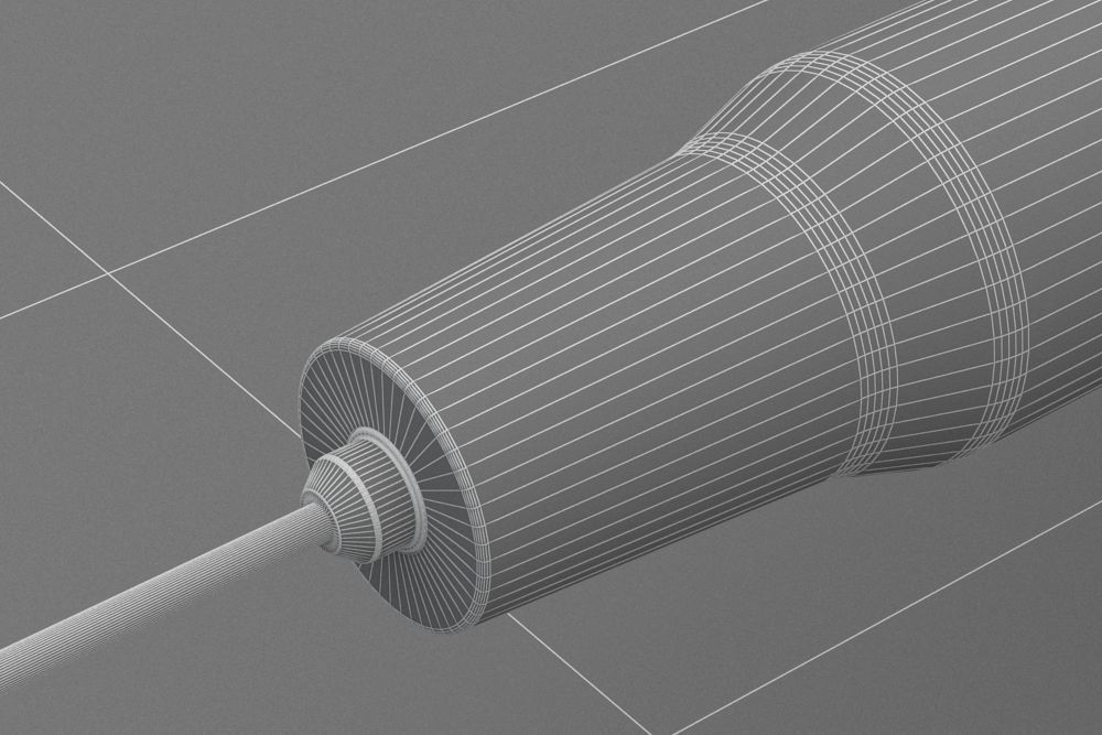 Syringe injection 3D model_11