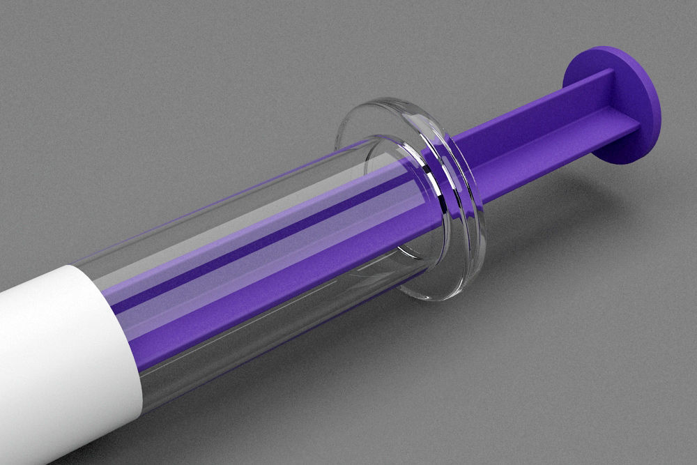 Syringe injection 3D model_5