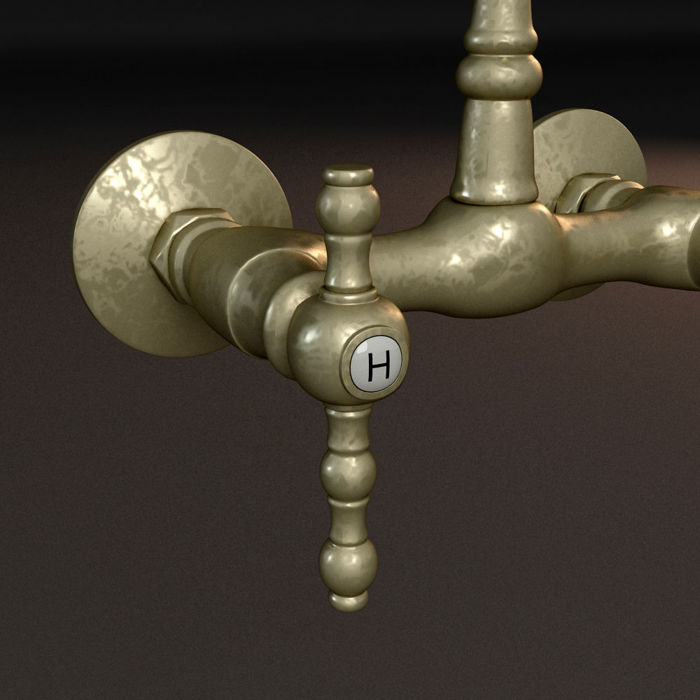 Water Faucet 1 3D model_3