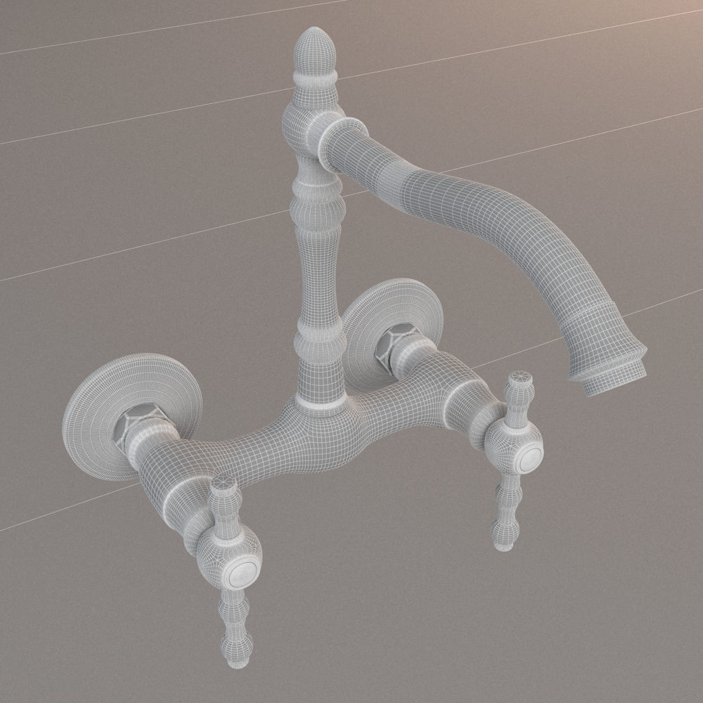 Water Faucet 1 3D model_1