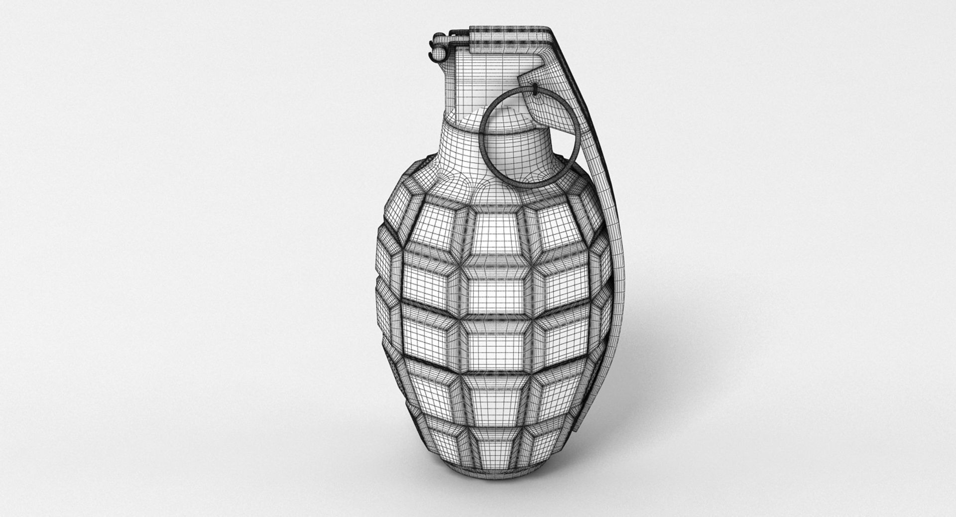 Hand Grenade 3D model_11