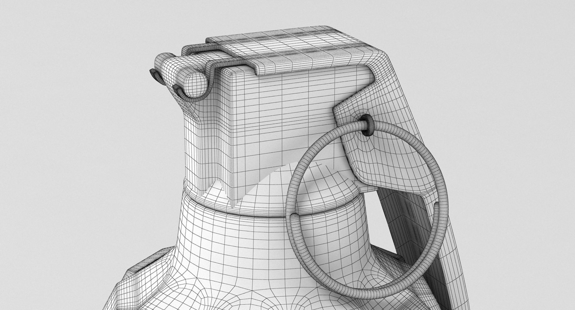 Hand Grenade 3D model_4