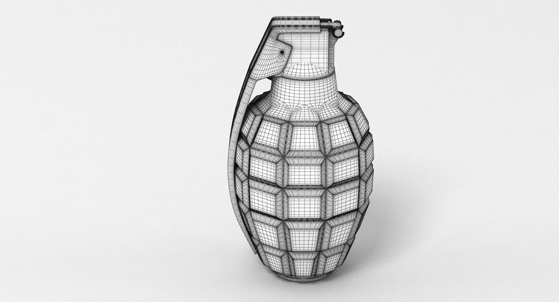 Hand Grenade 3D model_14