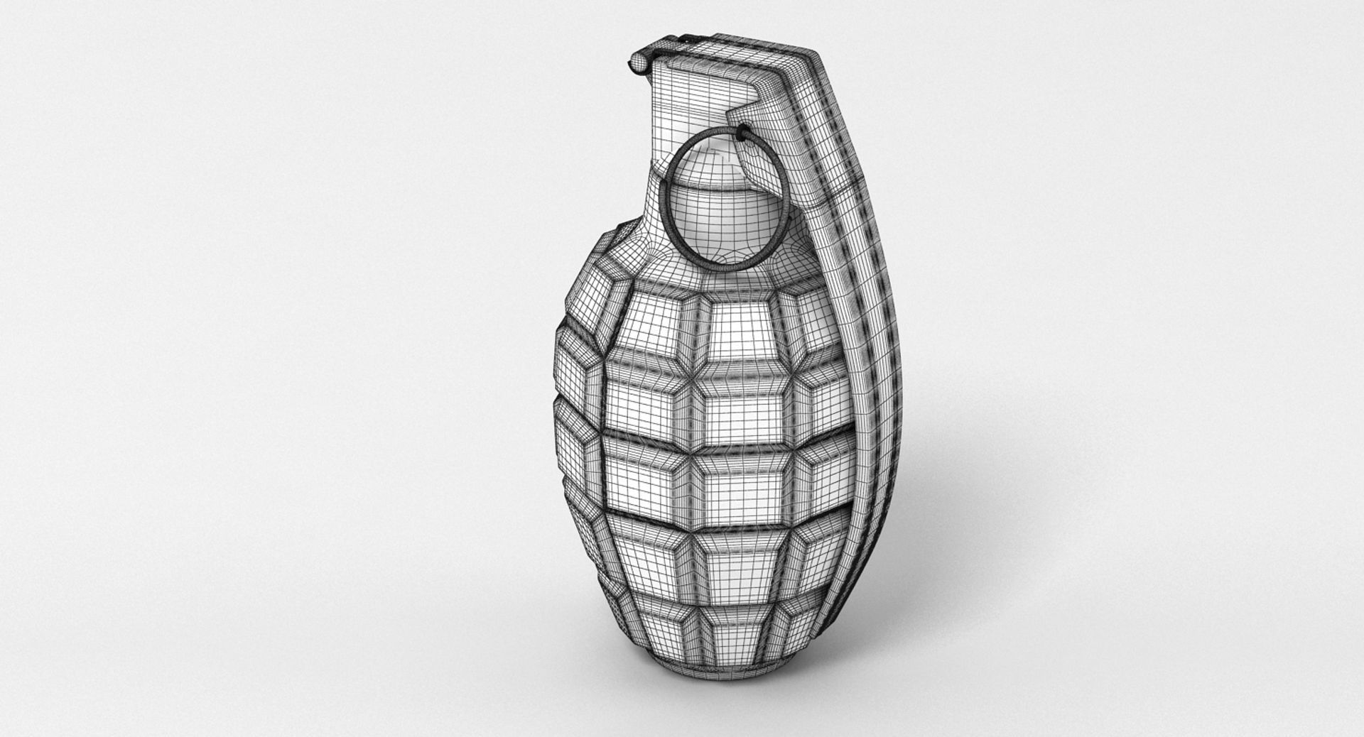 Hand Grenade 3D model_1