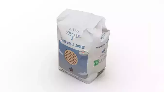 Pack of Sugar 3D model