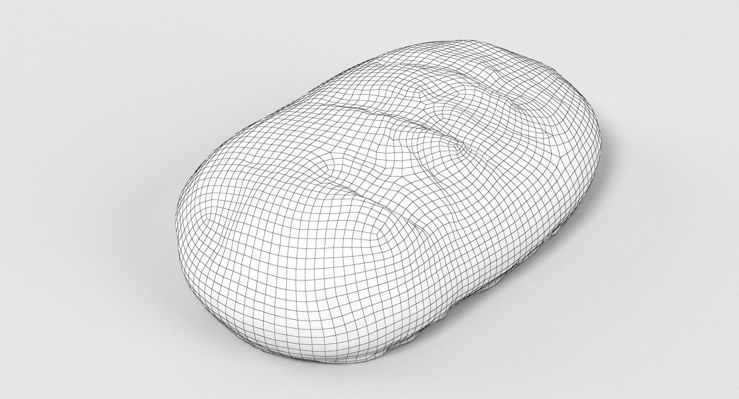 Loaf of Bread 004 3D model_1