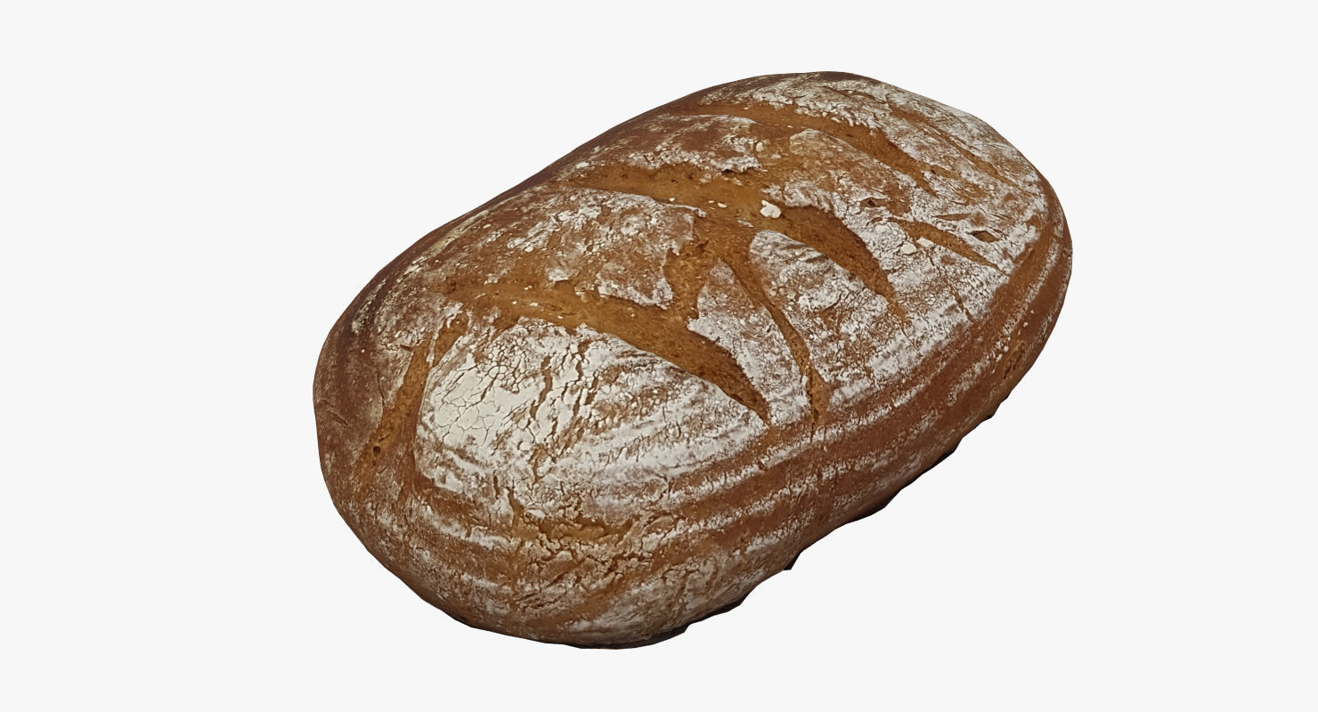 Loaf of Bread 004 3D model_11