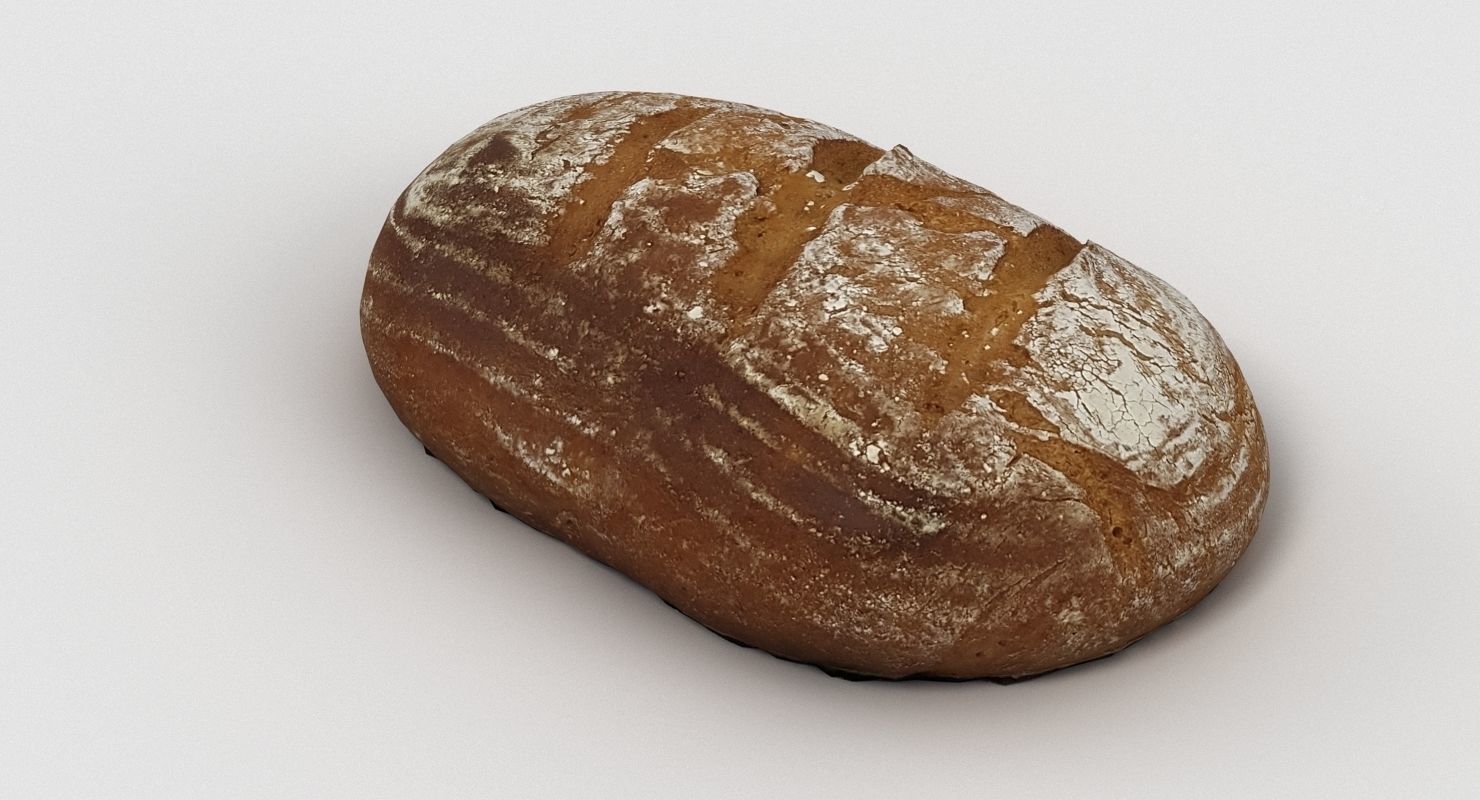 Loaf of Bread 004 3D model_3