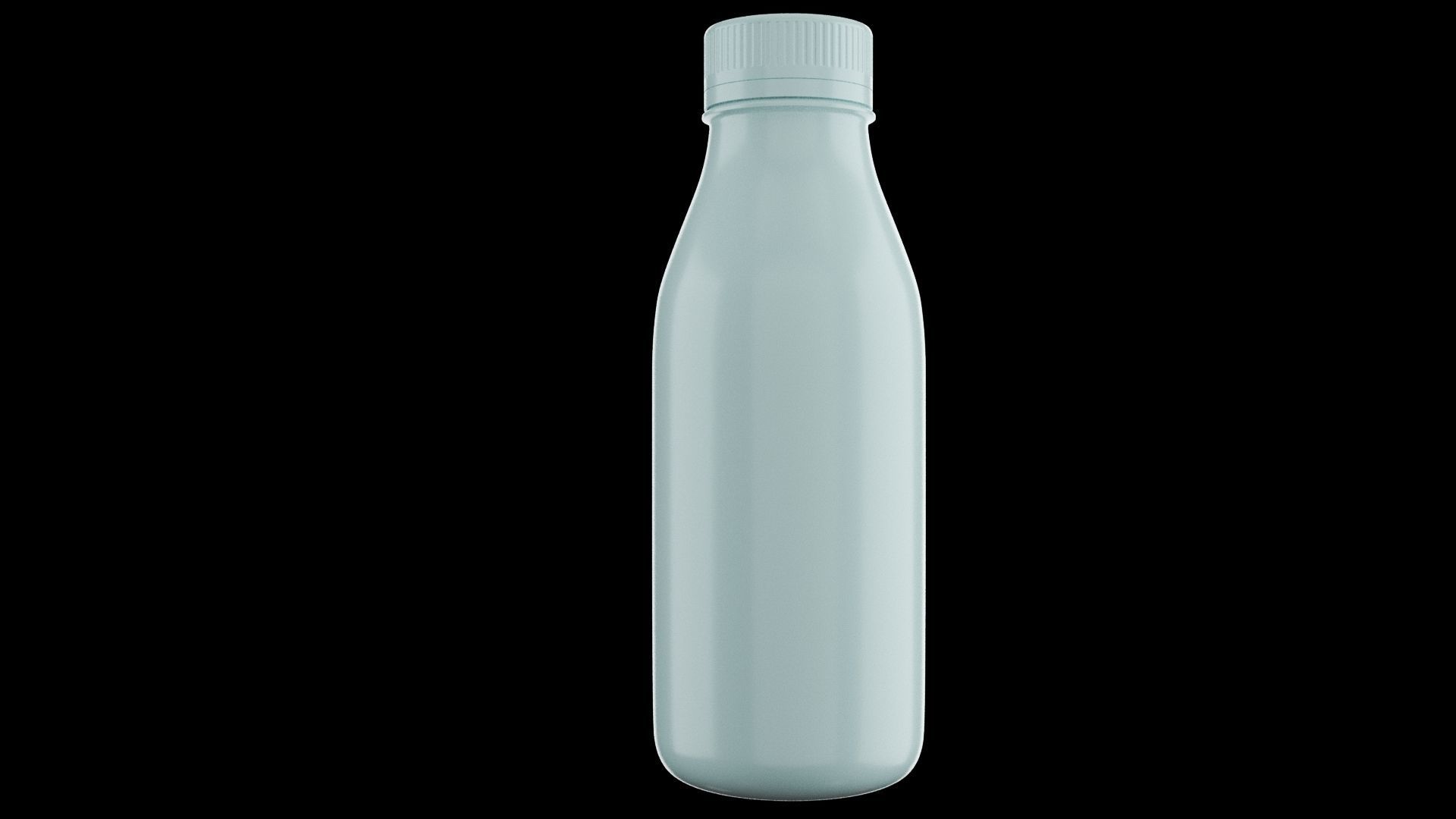 Yogurt Milk Bottle  3D model_8