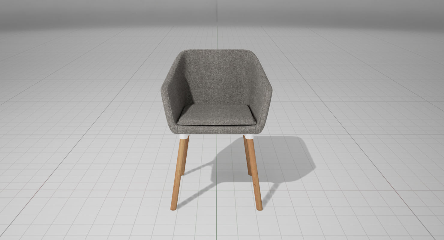 Dune Chair UE4 Low-poly 3D model_3