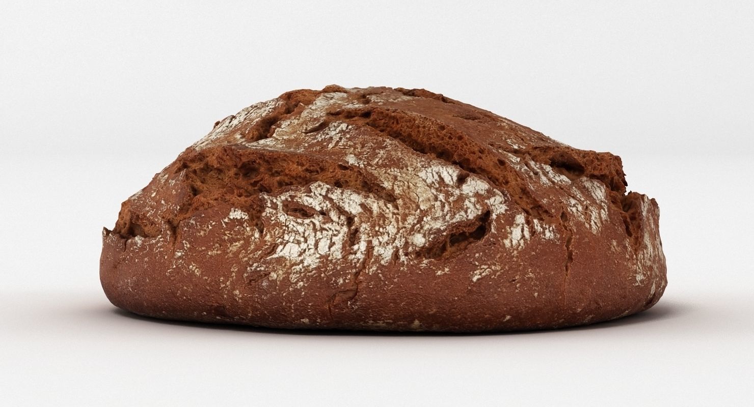 Loaf of Bread 001 3D model_8