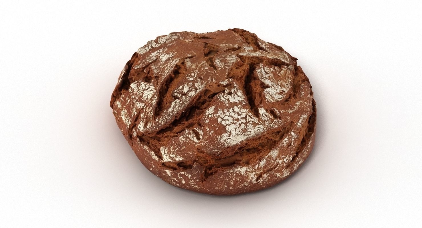 Loaf of Bread 001 3D model_4