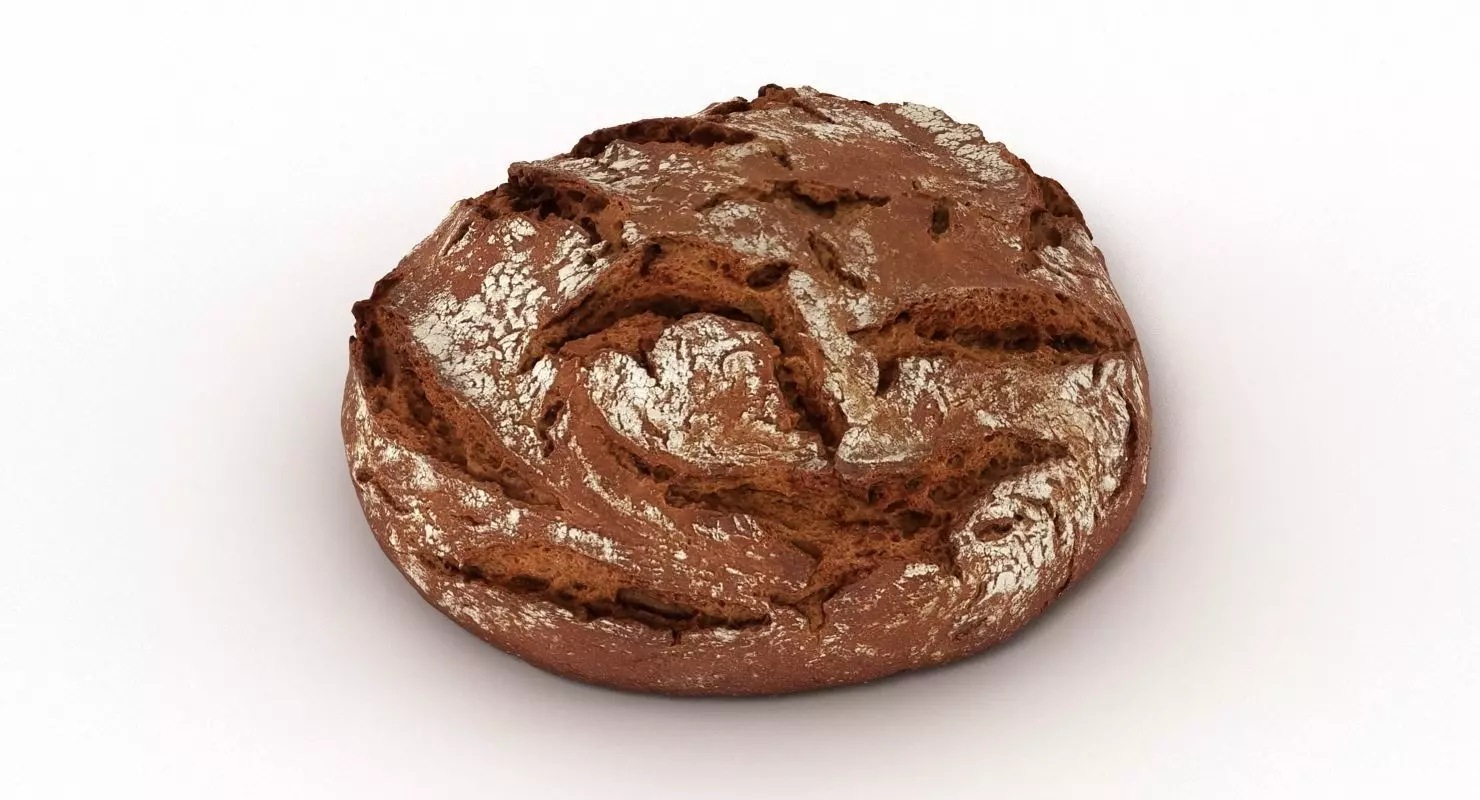 Loaf of Bread 001 3D model_0