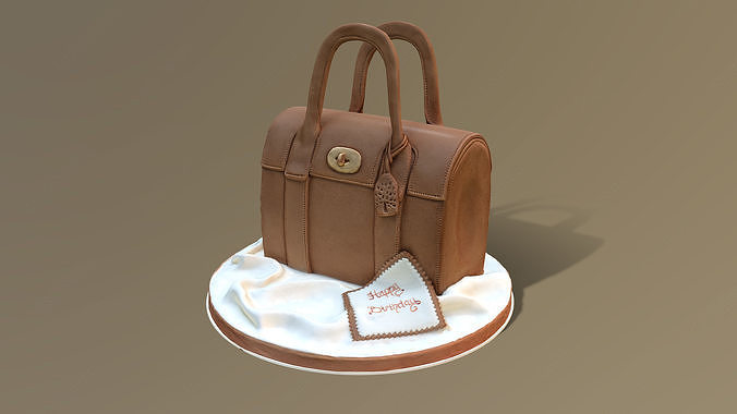 Luxury Handbag Cake 3D model