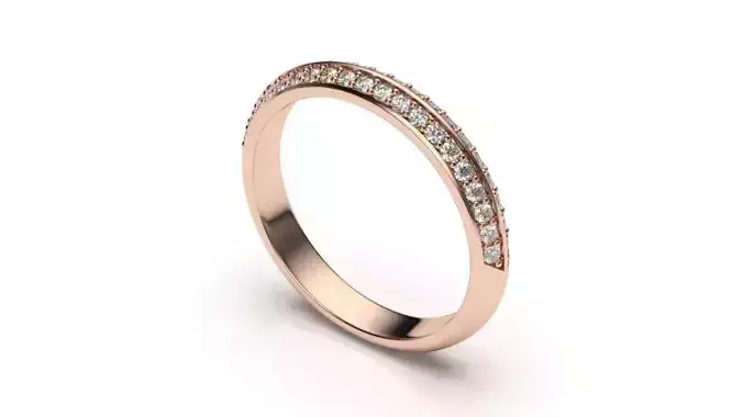 solitaire with ring sizes  8 part S40