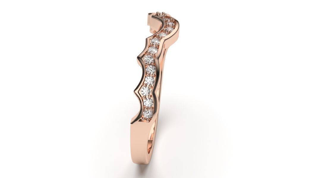  solitaire with ring sizes  8 part S45 3D print model_10