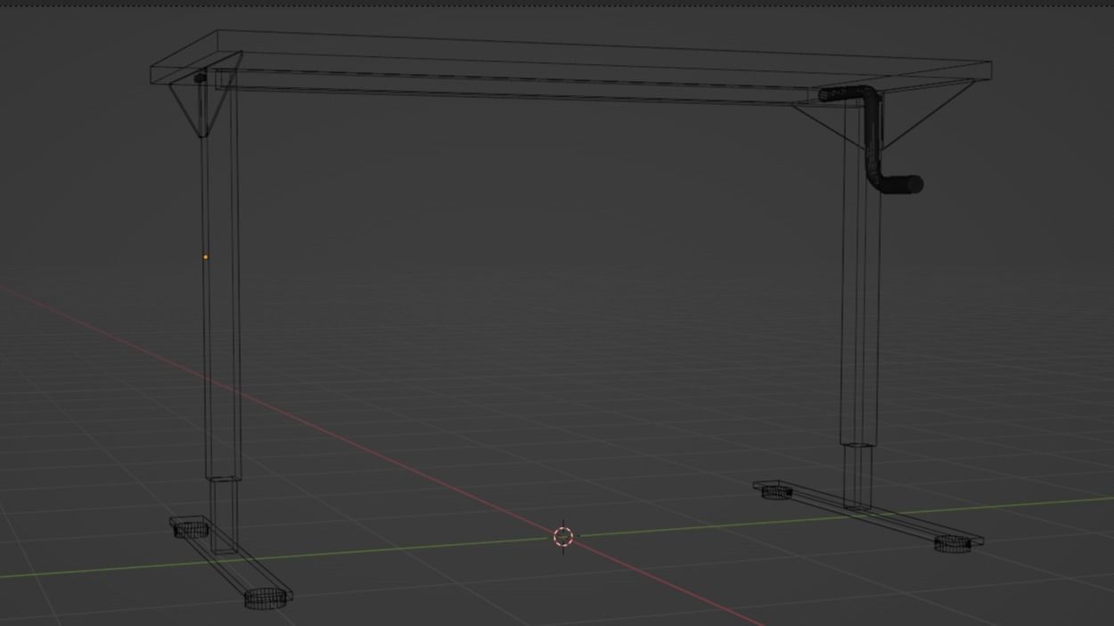 Table Free low-poly 3D model_5