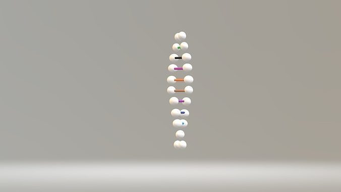 DNA Molecular 3D model