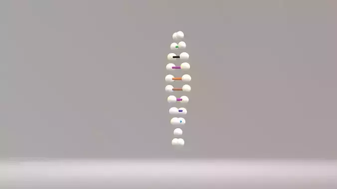 DNA Molecular 3D model