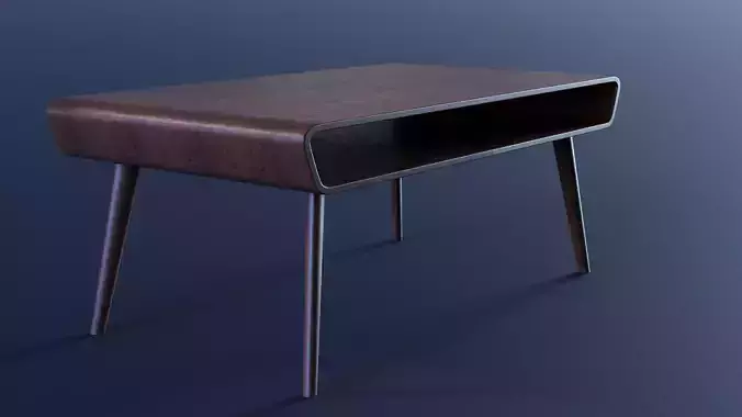 Archviz Table pack Low-poly 3D model