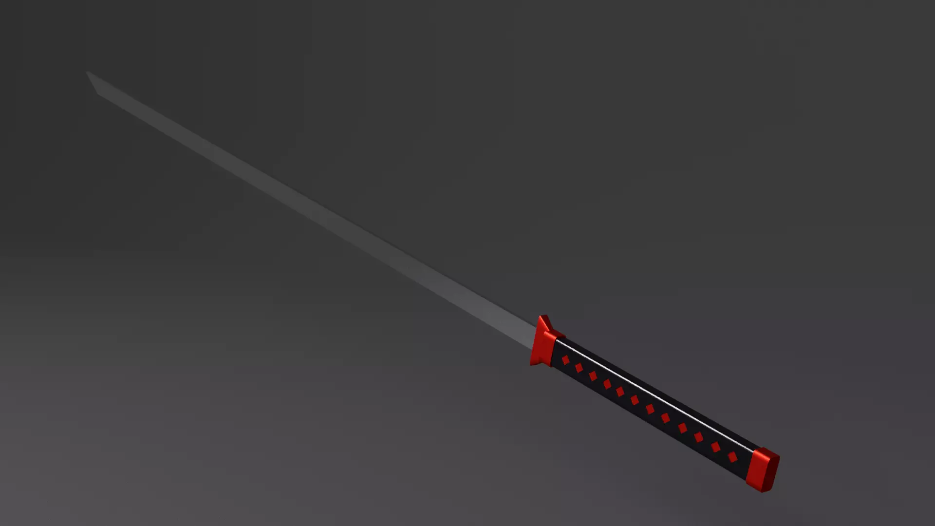 Katana Model samurai sword Free 3D model_0
