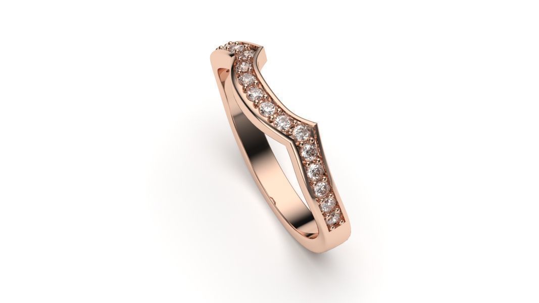  solitaire with ring sizes  8 part S50 3D print model_9