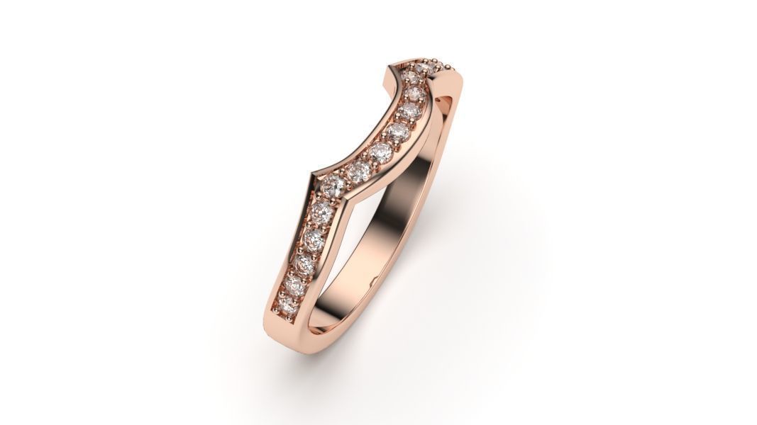 solitaire with ring sizes  8 part S50 3D print model_5