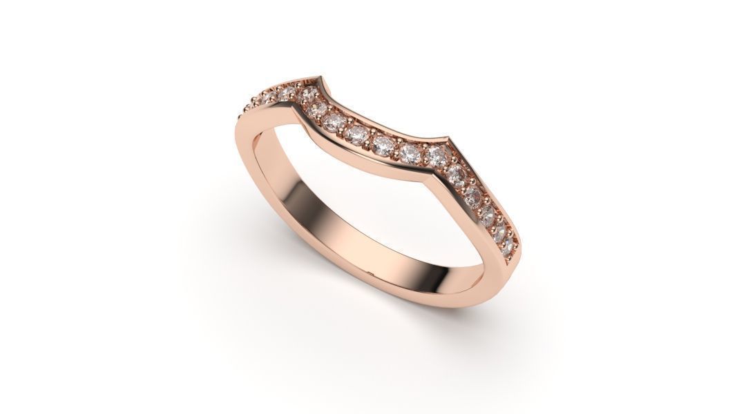  solitaire with ring sizes  8 part S50 3D print model_8
