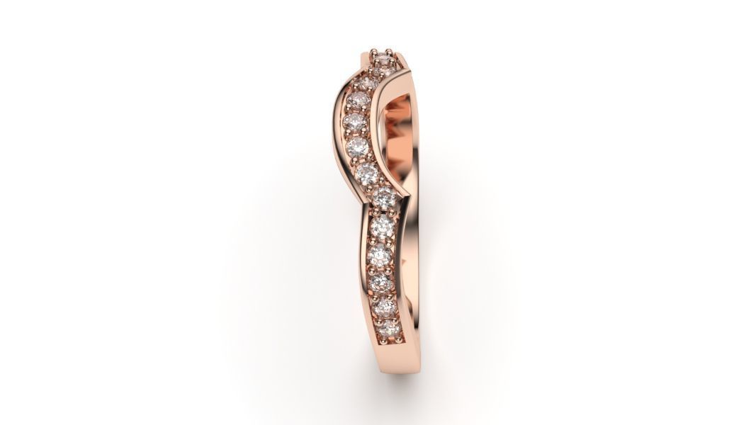  solitaire with ring sizes  8 part S50 3D print model_10