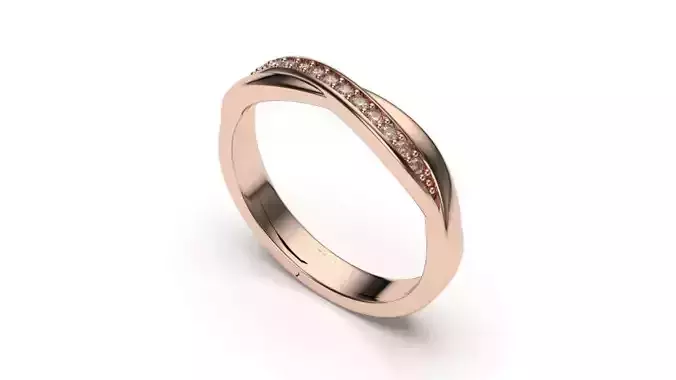 solitaire with ring sizes  8 part S54