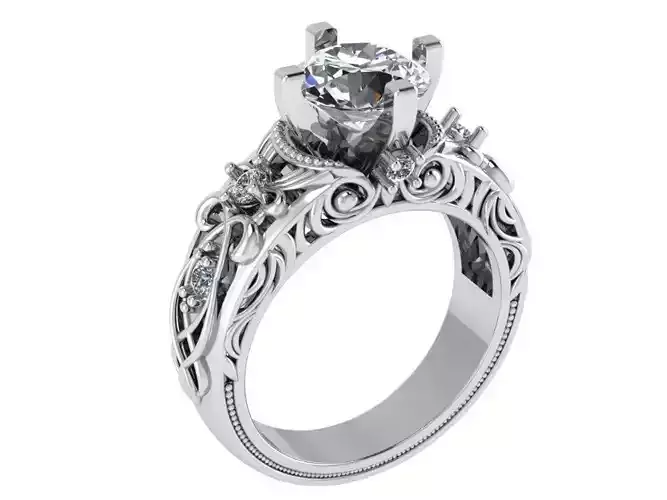 Round Diamond Fashion Ring 0141