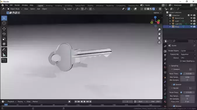 Key 3D Model Free 3D model