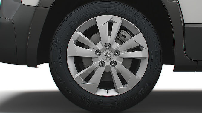 Peugeot Rifter 2020 wheel 3D model