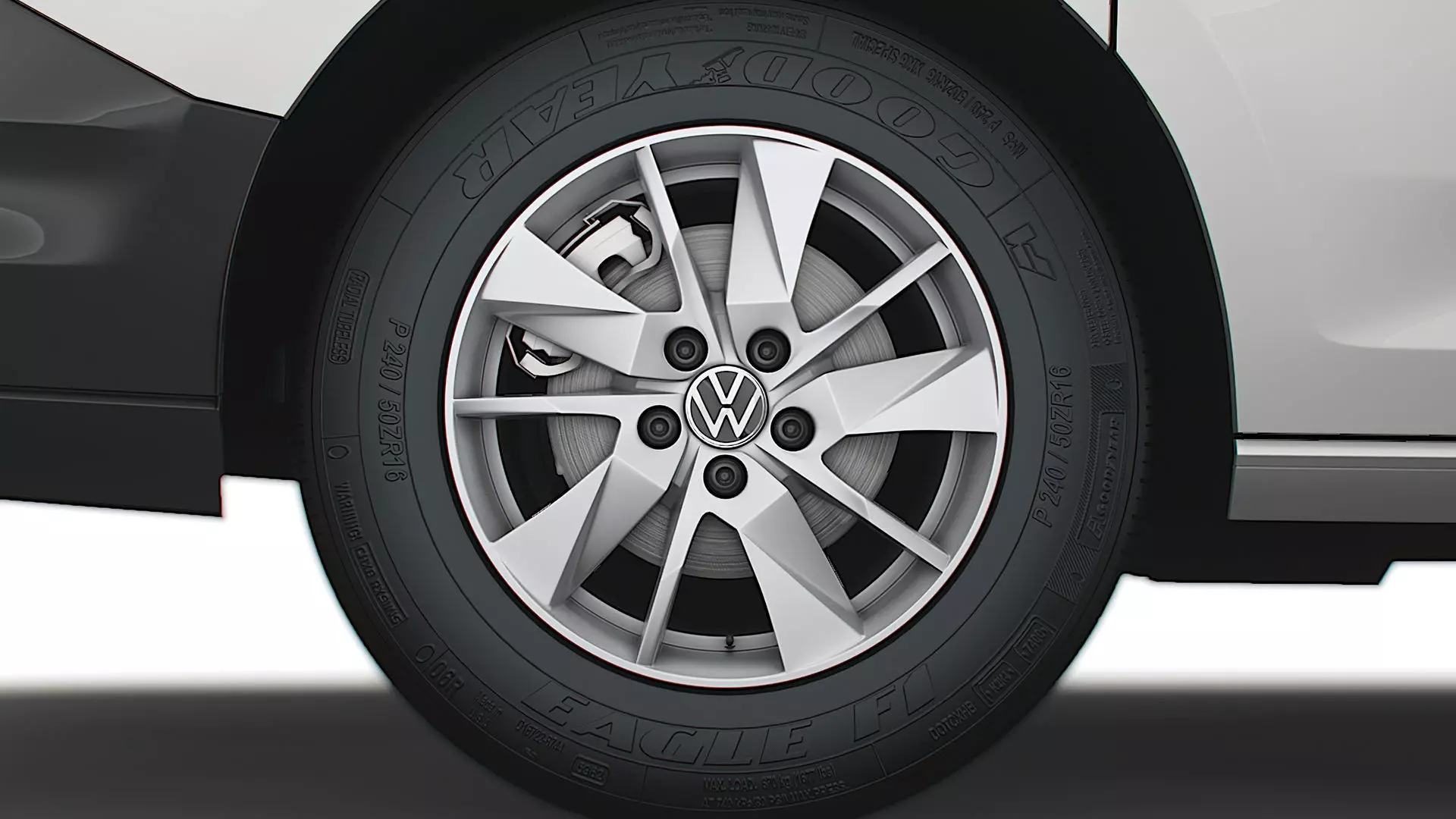Volkswagen Caddy 2021 wheel 3D model