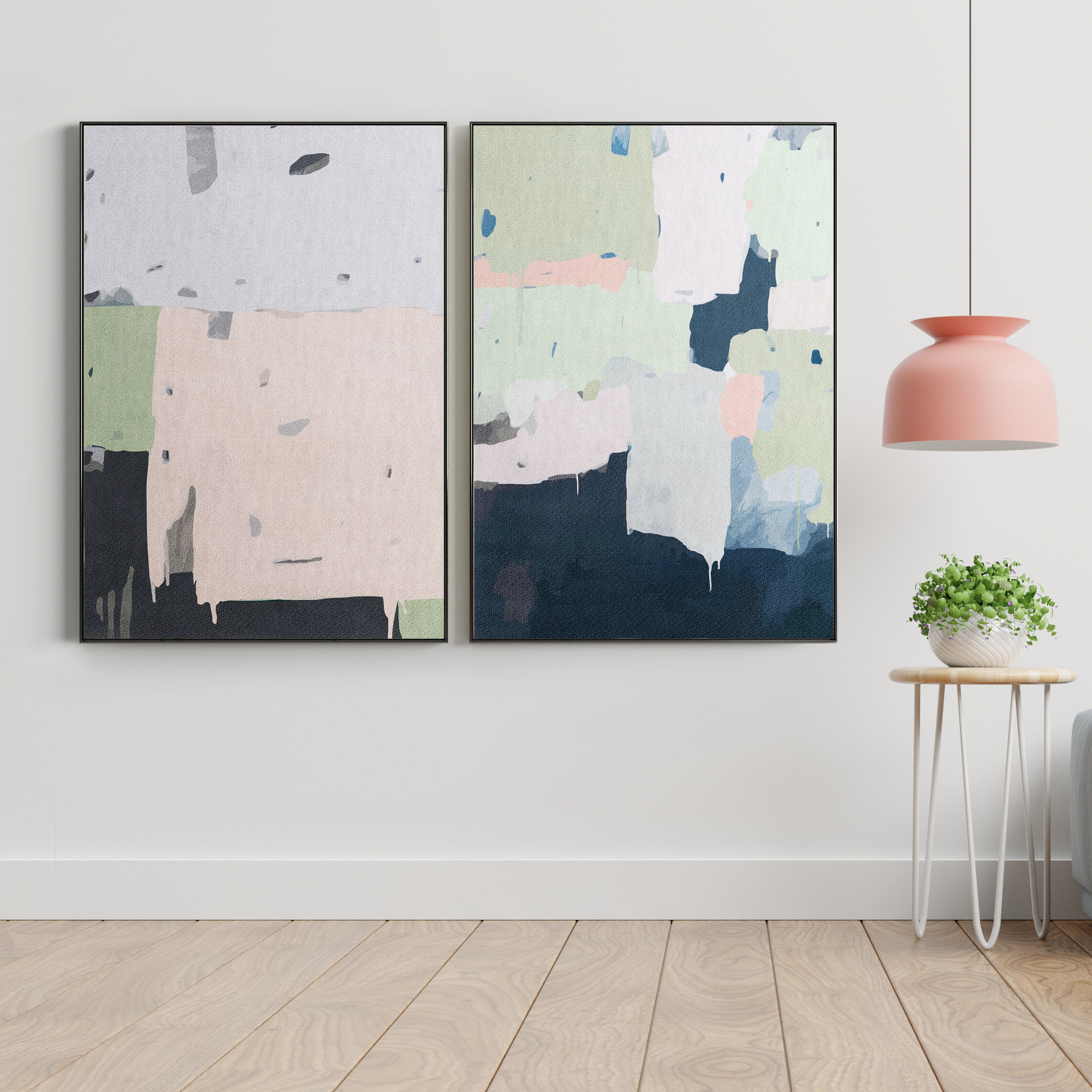 Photo Frame 302 Low-poly 3D model_2