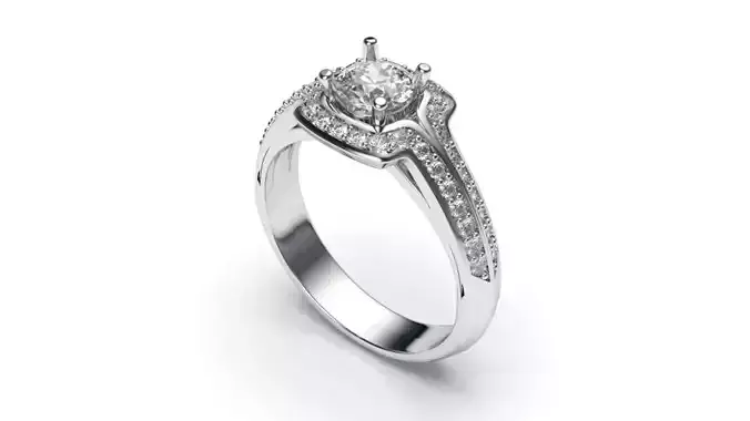 solitaire with ring sizes  8 part S63