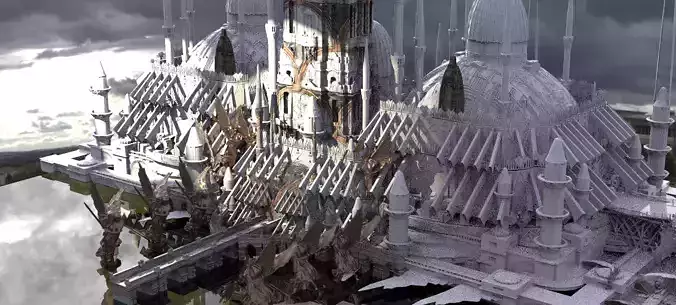 White Palace Emperors city 2 3D model