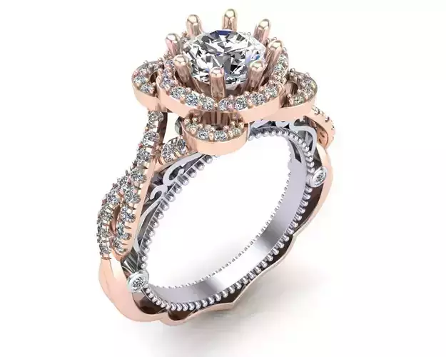 Diamond Engagement Ring 7-MW