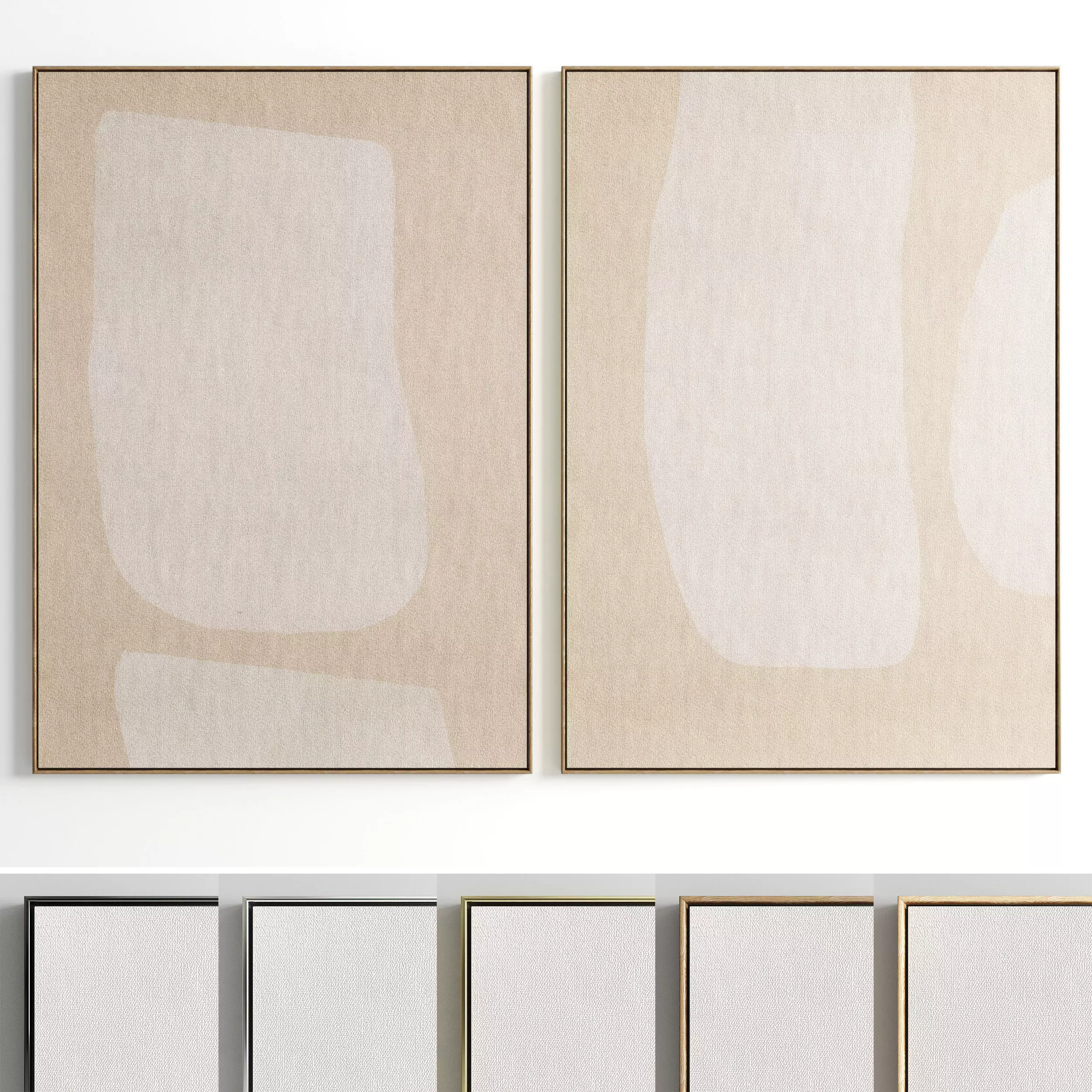 Photo Frame 309 Low-poly 3D model_0