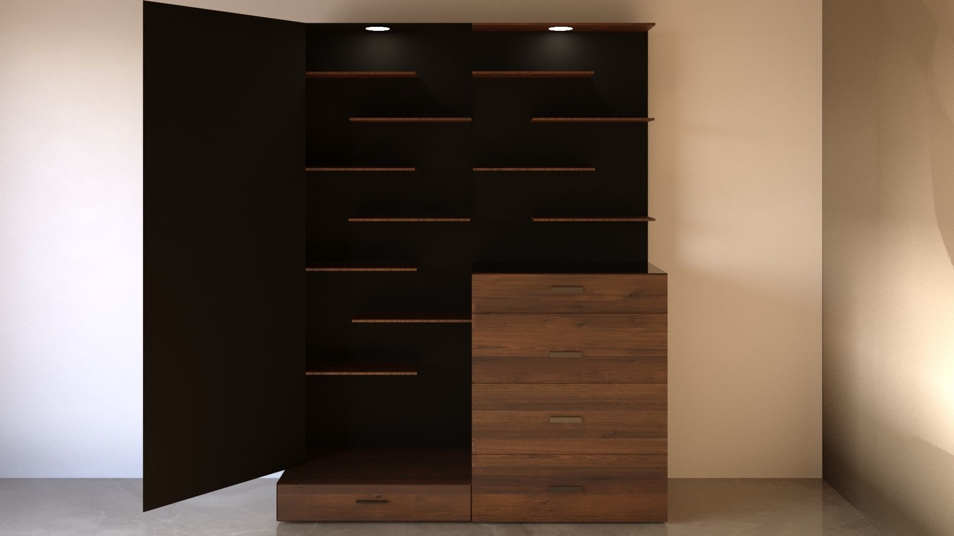 Dressing table 3D model_2