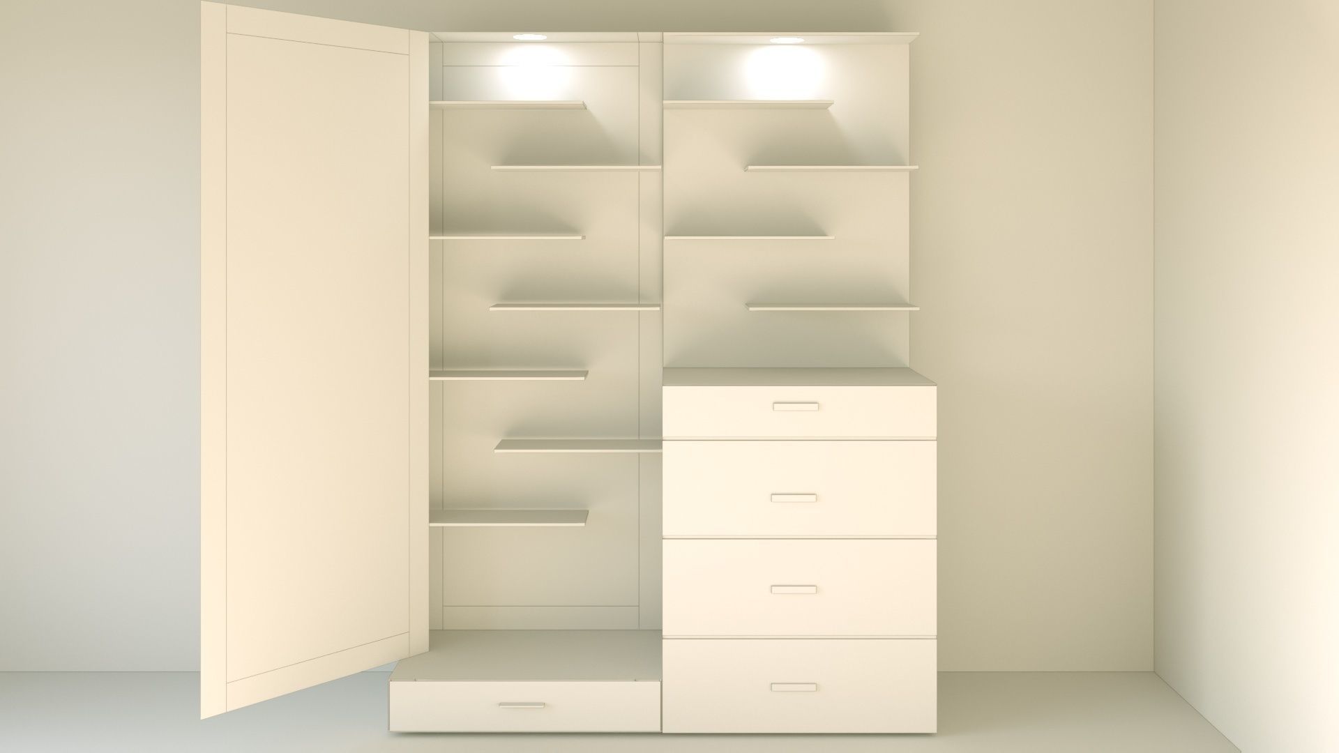 Dressing table 3D model_3