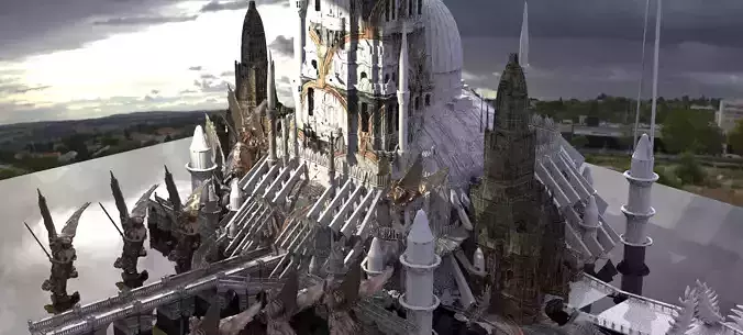 White Palace Emperors city 3 Kit bash