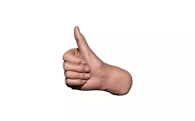 Super ok Hand gesture bust statue 3D print model