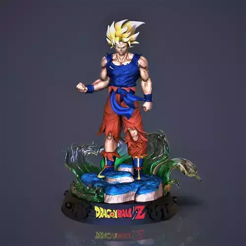 Goku SSj Legendary 3D print model