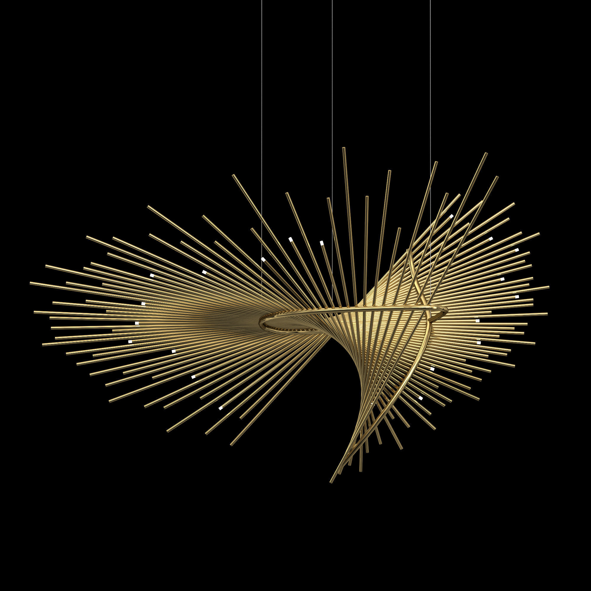 Lobby Chandelier 3D model_2