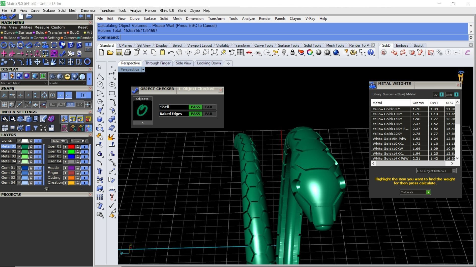 Snake ring with special sparkling diamond 3D print model_12